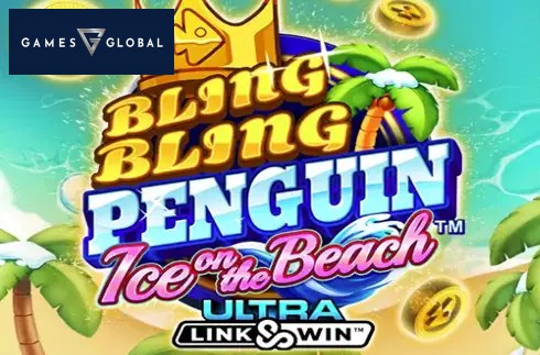 Bling Bling Penguin: Ice On The Beach